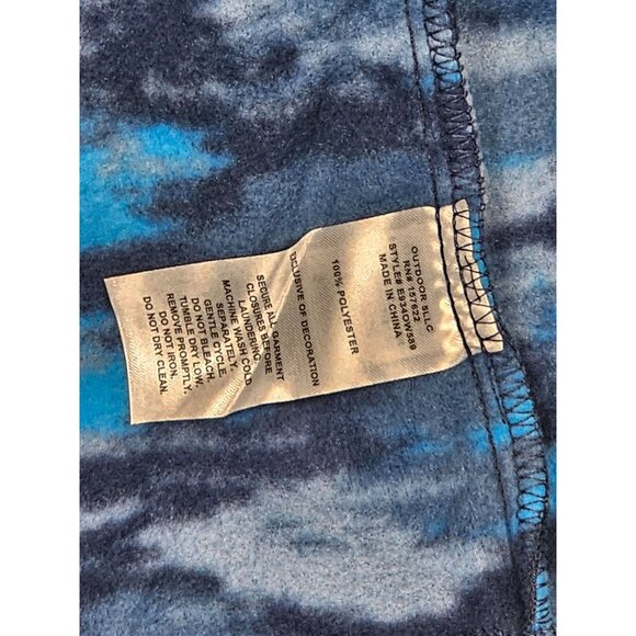 Eddie Bauer Kids Waterproof Jacket L 14/16 Blue & Navy Full Zip Hood - Picture 7 of 8